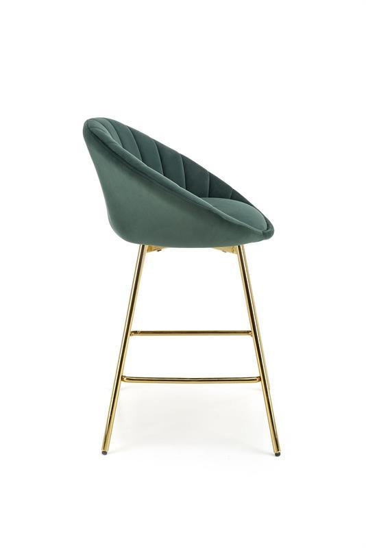 Barová židle H-112 zelená