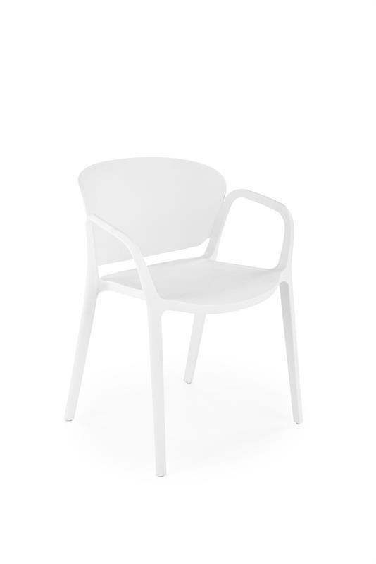 Jídelní židle K 491 (bílá)