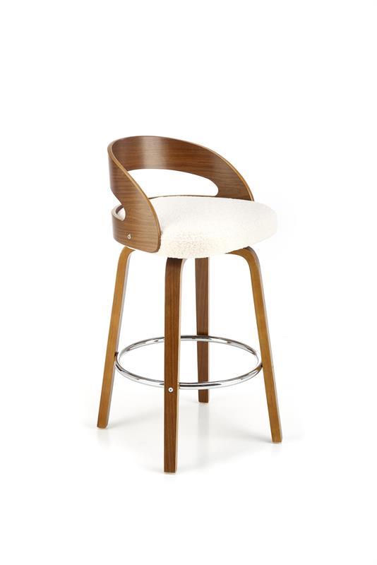 Barová židle Hoker H-110 ořech/krémová