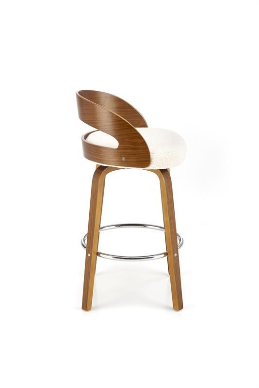 Barová židle Hoker H-110 ořech/krémová