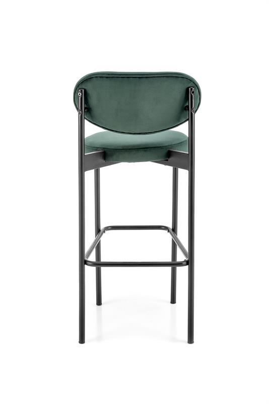 Barová židle H-108 tmavě zelená