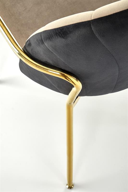 Jídelní židle K-500 béžová / černá