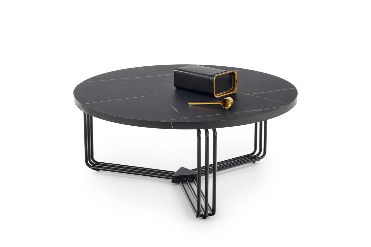 Konferenční stolek ANTICA černý mramor