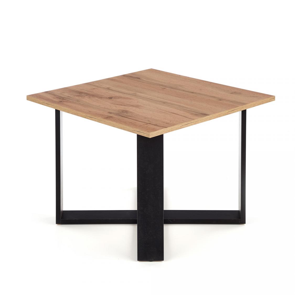 Konferenční stolek CROSS - dub wotan/černý
