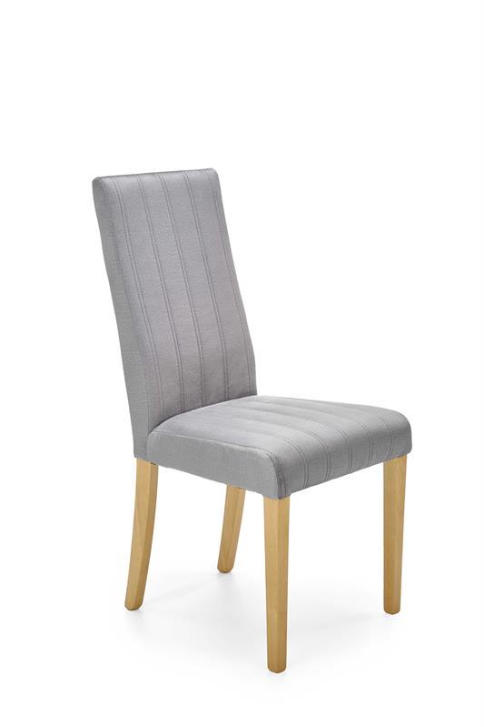 Jídelní židle DIEGO 3 (šedá/medový dub)